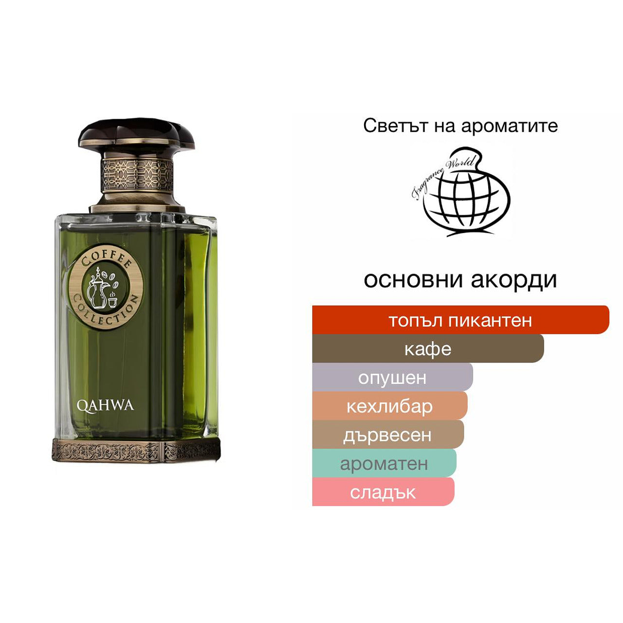 Fragrance World Qahwa EDP 100мл. – Fragrance World, унисекс аромат, Aroma Viva