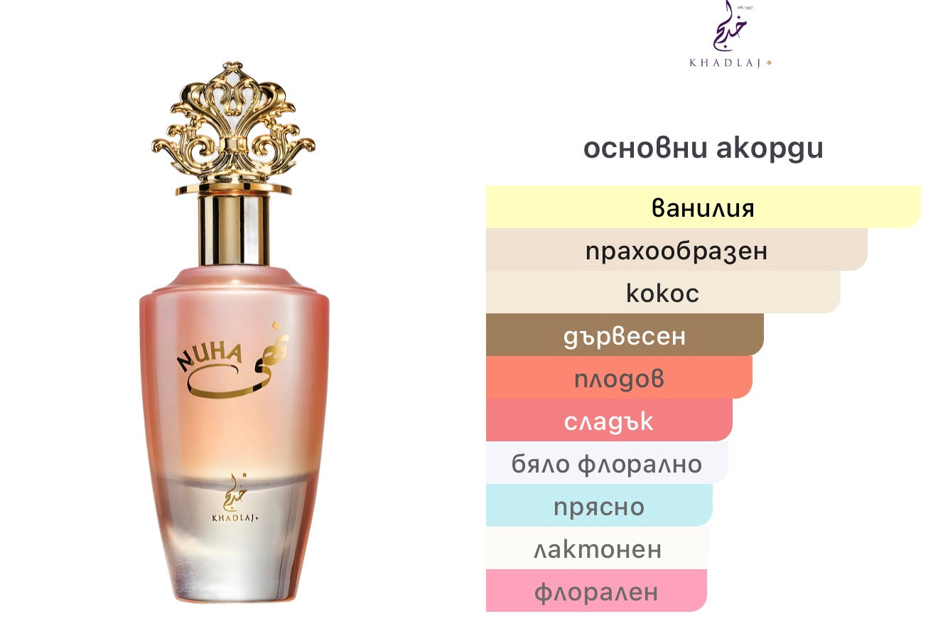 Khadlaj Nuha EDP 85мл. – Khadlaj, Дамски арабски парфюми, Aroma Viva