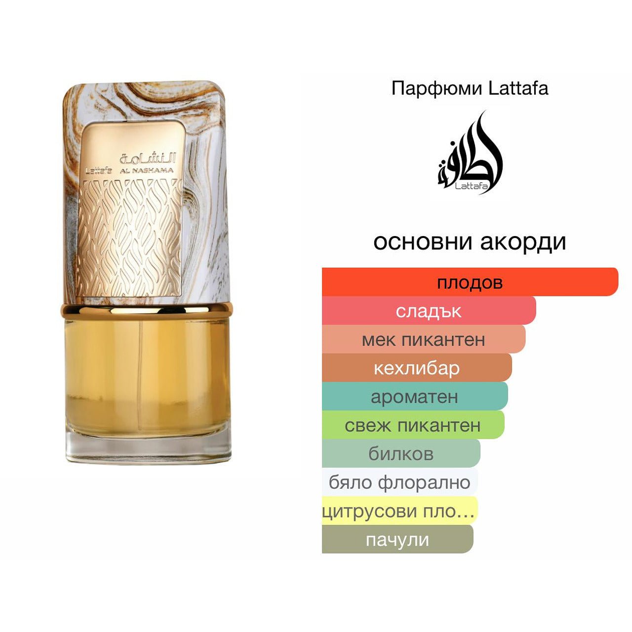 Lattafa Al Nashama EDP 100 мл. – оригинален парфюм, продуктова снимка 4