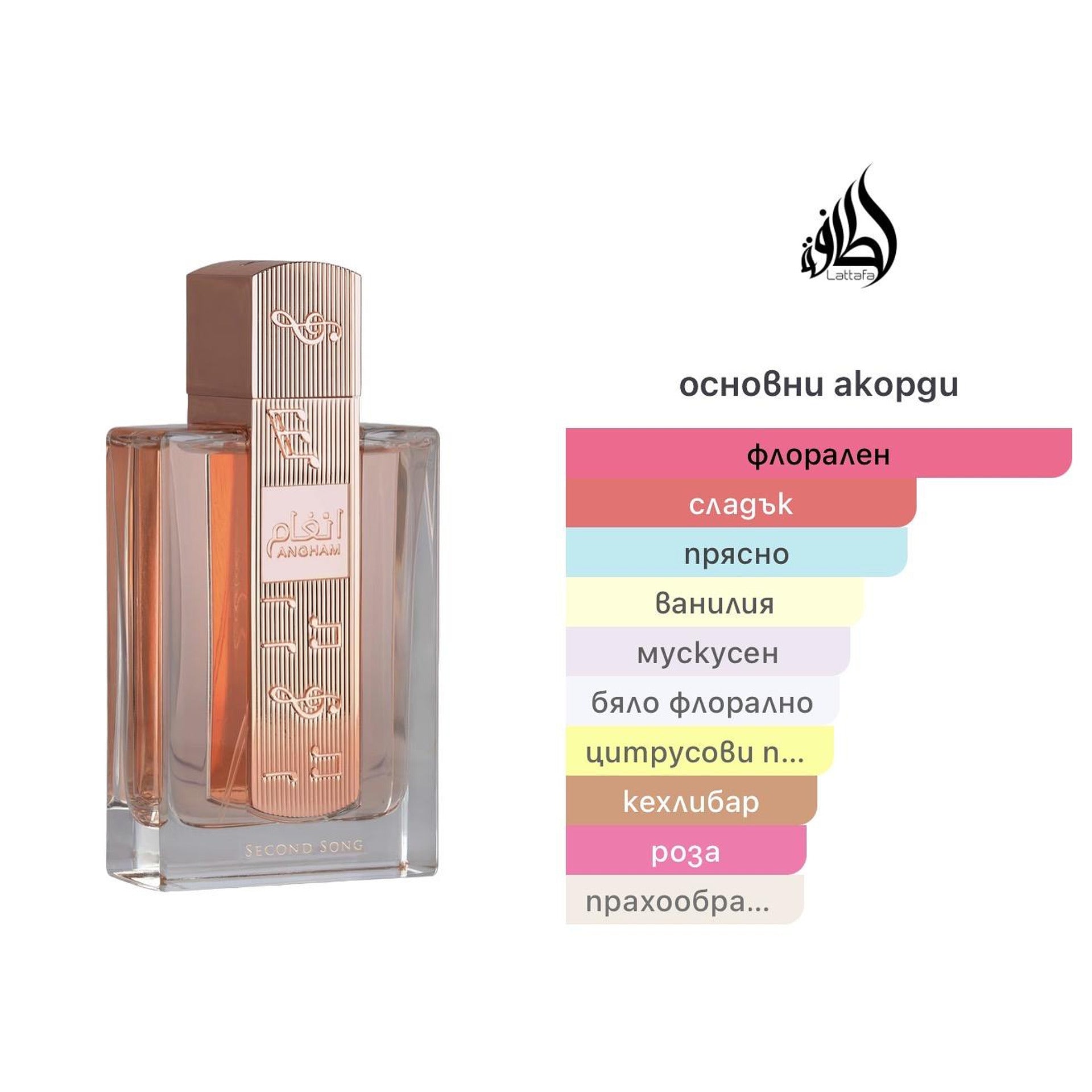 Lattafa Angham Second Song EDP 100ml – Lattafa, дамски аромат, Aroma Viva