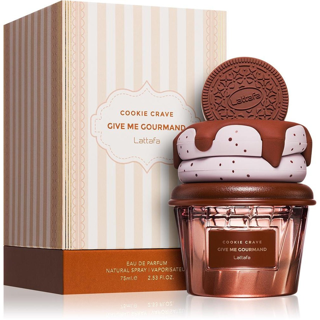 Lattafa Cookie Crave EDP 75 мл. – оригинален парфюм, продуктова снимка 2