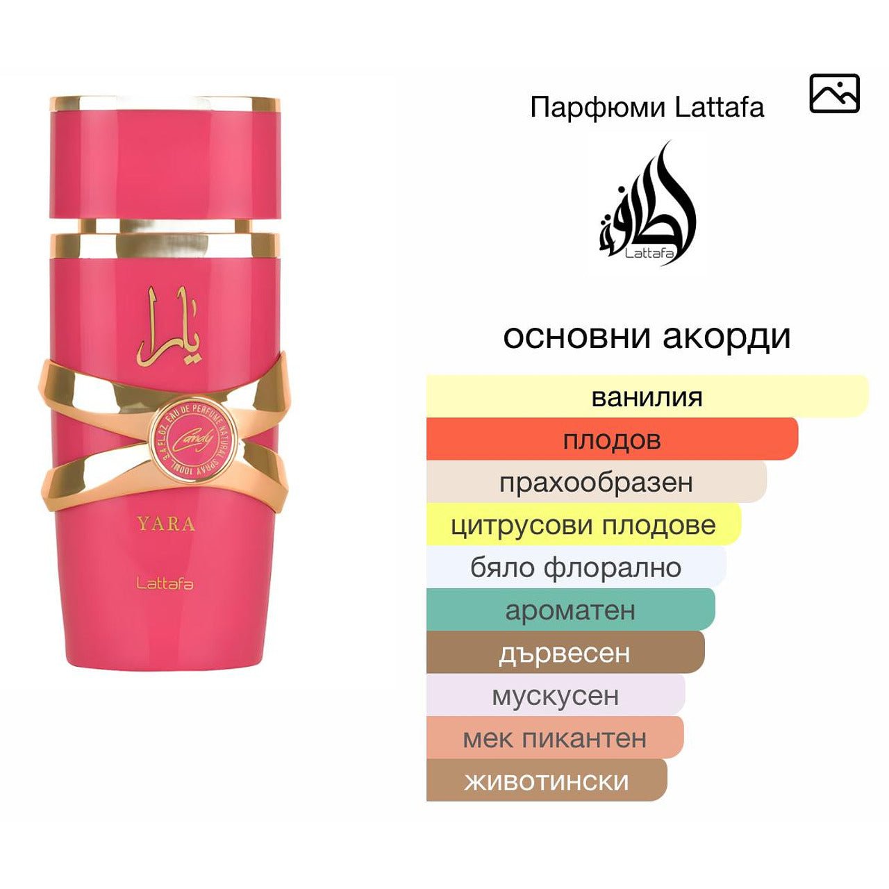 Lattafa Yara Candy EDP 100 мл. – оригинален парфюм, продуктова снимка 4