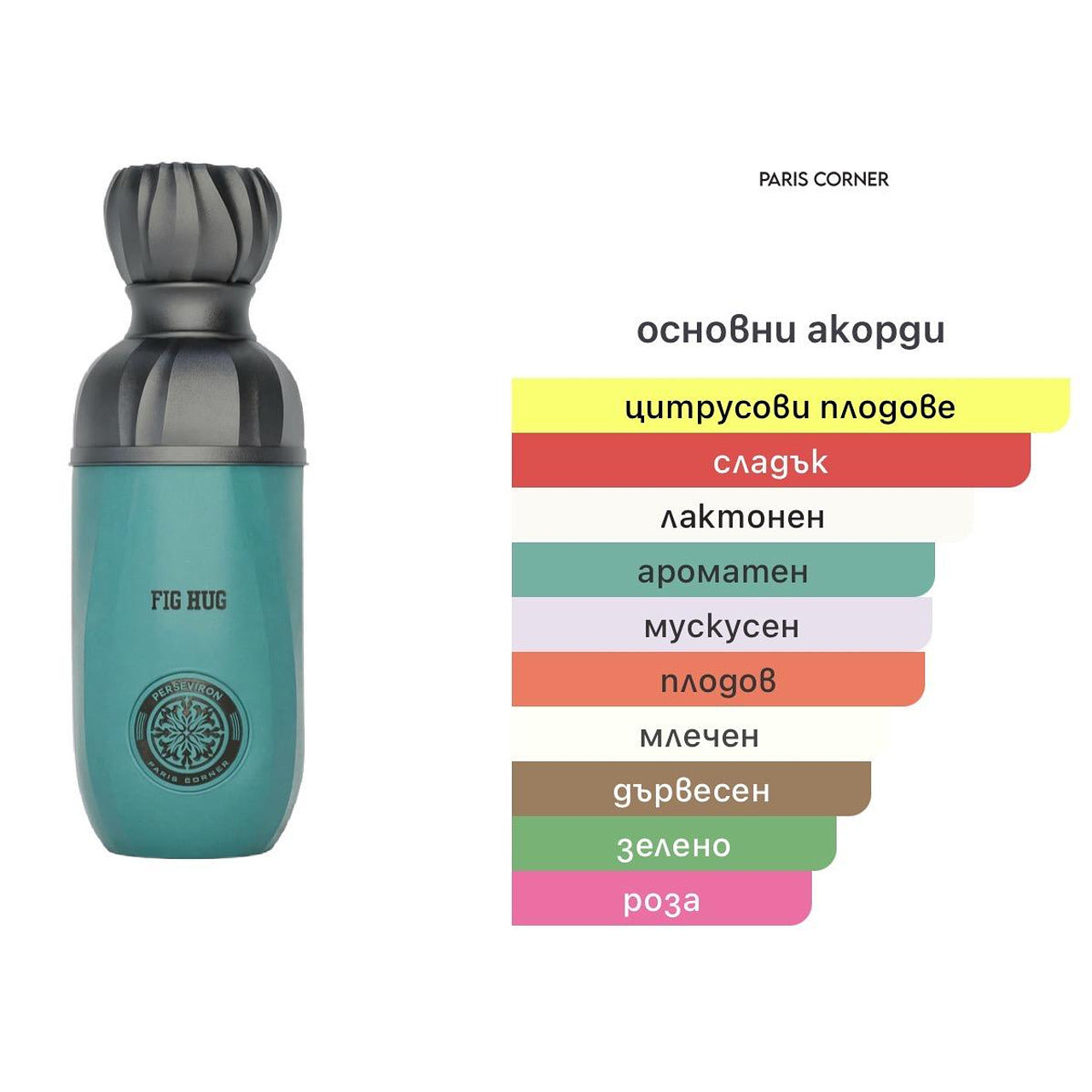 Paris Corner Perseviron Fig Hug EDP 100мл. – PARIS CORNER, унисекс аромат, Aroma Viva