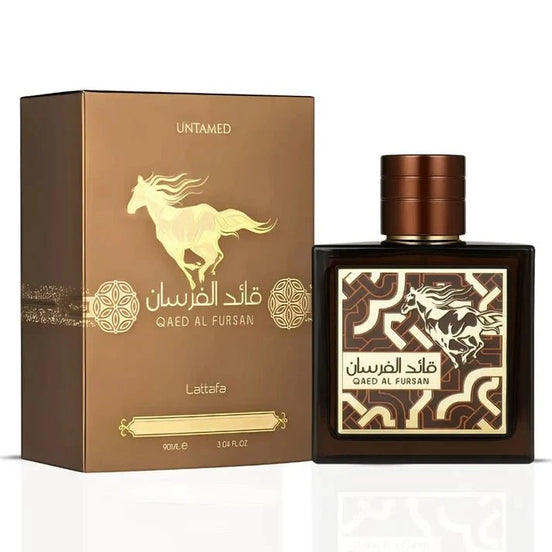 Lattafa Qaed Al Fursan Untamed 90ml EDP - мъжки – продуктова снимка