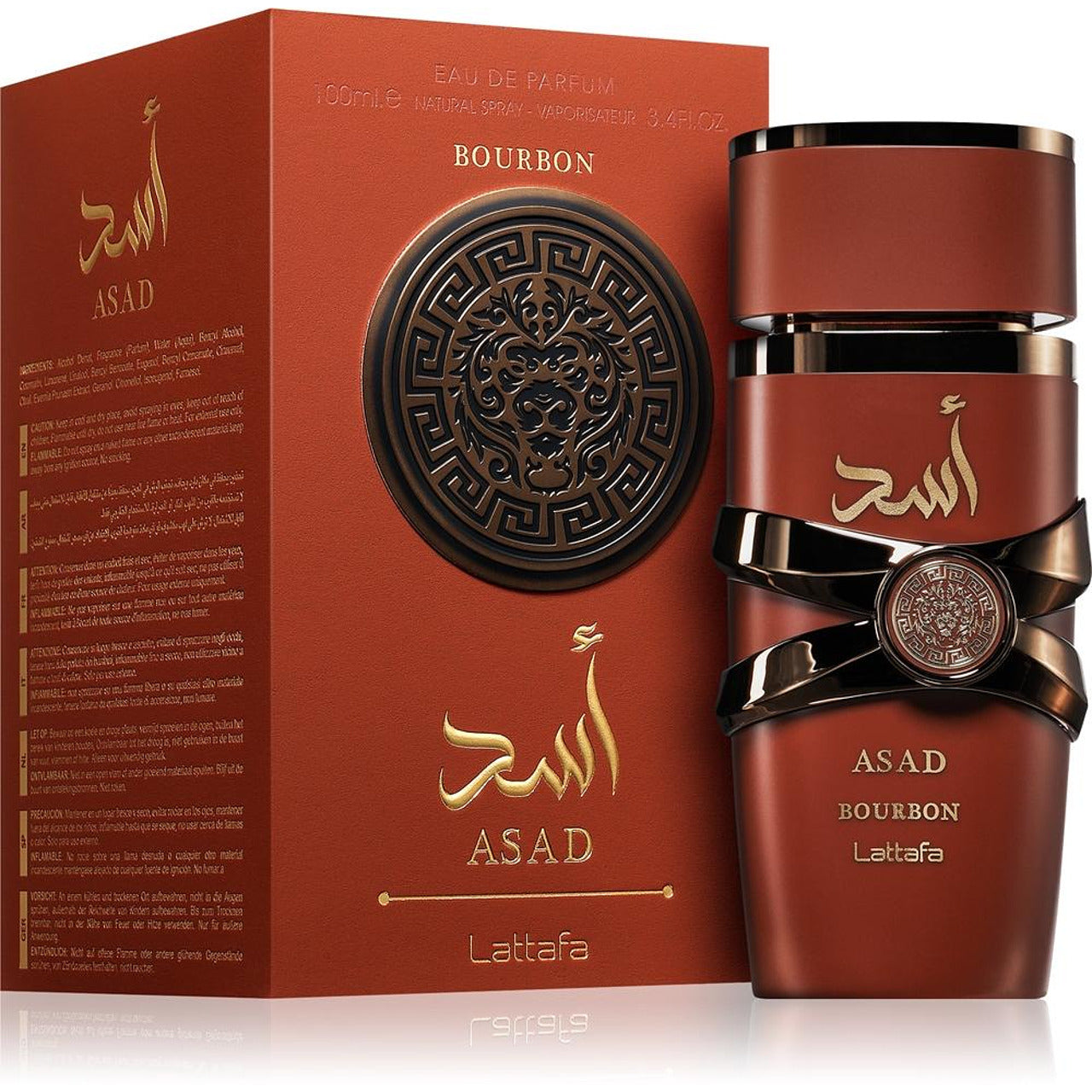 Lattafa Asad Bourbon EDP 100мл. – Lattafa, мъжки аромат, вдъхновен от Sauvage Elixir DNA с бурбонова интерпретация, Aroma Viva