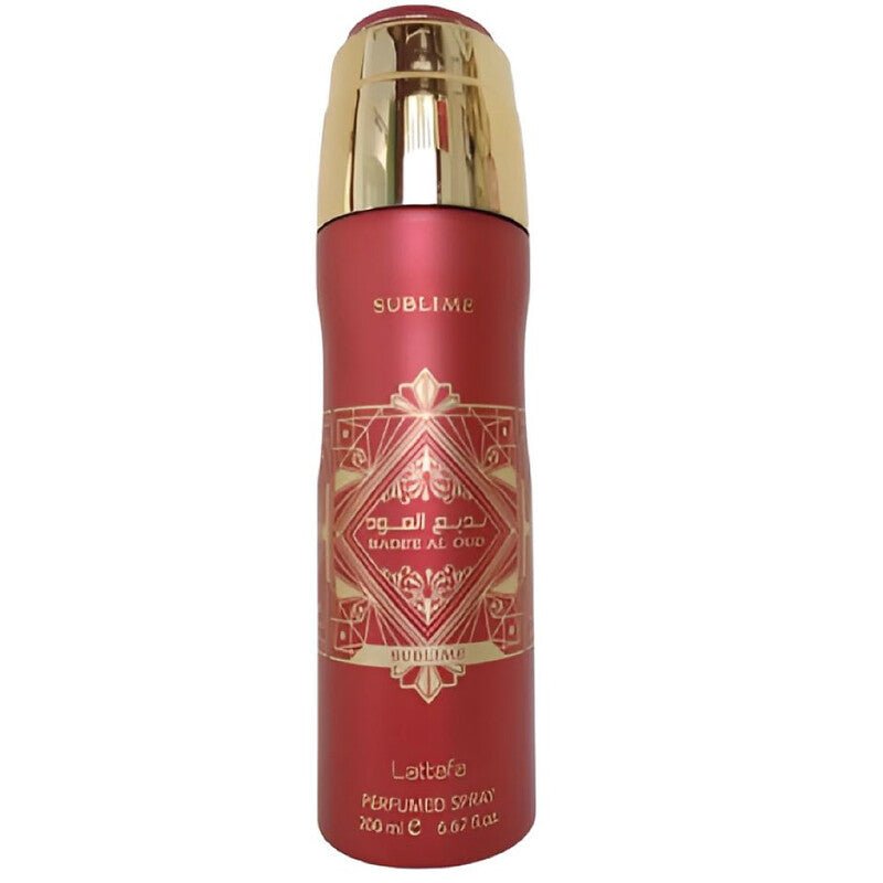 Lattafa Badee Al Oud Sublime deo spray 200 мл. унисекс – ароматен дезодорант, продуктова снимка 1