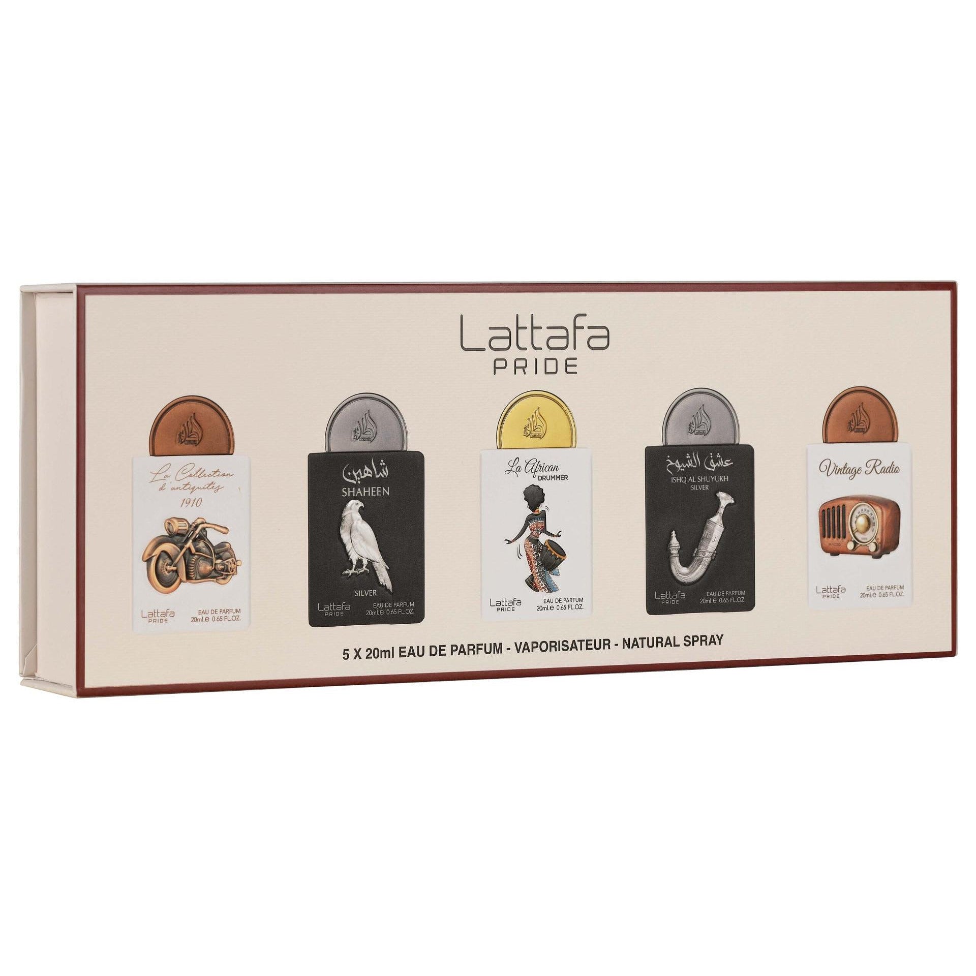 LATTAFA PRIDE GIFT SET N5 5x20ML – Lattafa, подаръчен комплект аромат, Aroma Viva