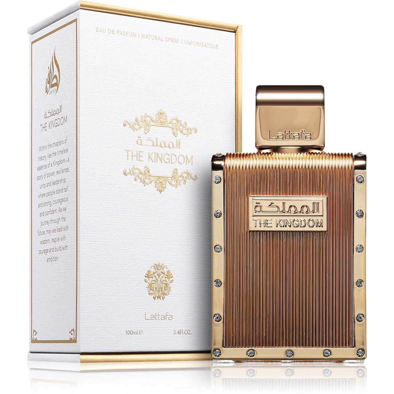 Lattafa The Kingdom EDP 100мл. – Lattafa, мъжки аромат, вдъхновен от Le Male Elixir, Aroma Viva